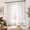Beige White-40"W x 84"L( Pack of 2), variant on Pinch Pleated Beige White Sheer Curta84 Inches Long Light Filtering Linen Blend Neutral Boho Farmhouse With Hooks For Living Room
