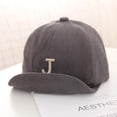 thumbnail image 4 of Spring Summer Soft Cotton Baby Letter Cap Hats Adjustable Baseball Caps Kids Snapback Sun Hat, 4 of 9