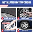 thumbnail image 5 of (Set of 4)18 inch Hubcaps Compatible with 2014-2020 Chevy Impala,Wheel Rim Hub Cap Replacement,Bolt-on Installation,PP Material,Lacquer, 5 of 7