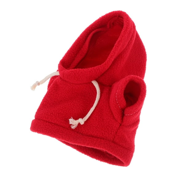 LEORX Comfortable Red Dollhouse Hoodie Clothes for Plush Bears and Stuffed Animals