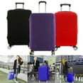 thumbnail image 4 of Footprints Printed Luggage Cover Suitcase Protector Thicker Elastic Dust Covering for 18-28 Inch Trolley Case Travel Accessories blue L, 4 of 6