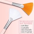 thumbnail image 3 of 24 Pieces Fan Brush Facial Mask Brush Soft Fan Face Makeup Brush Acid Applicator, 3 of 4