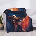 thumbnail image 3 of Goofa The Nightmare Before Christmas Pattern Fleece Throw Blanket for Couch, Soft Checkered Flannel Blanket for Sofa, Warm Cozy Decorative Blanket Fall Decor Gift-80"x60", 3 of 6