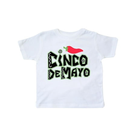 - Cinco De Mayo with Red Pepper Toddler T-Shirt
