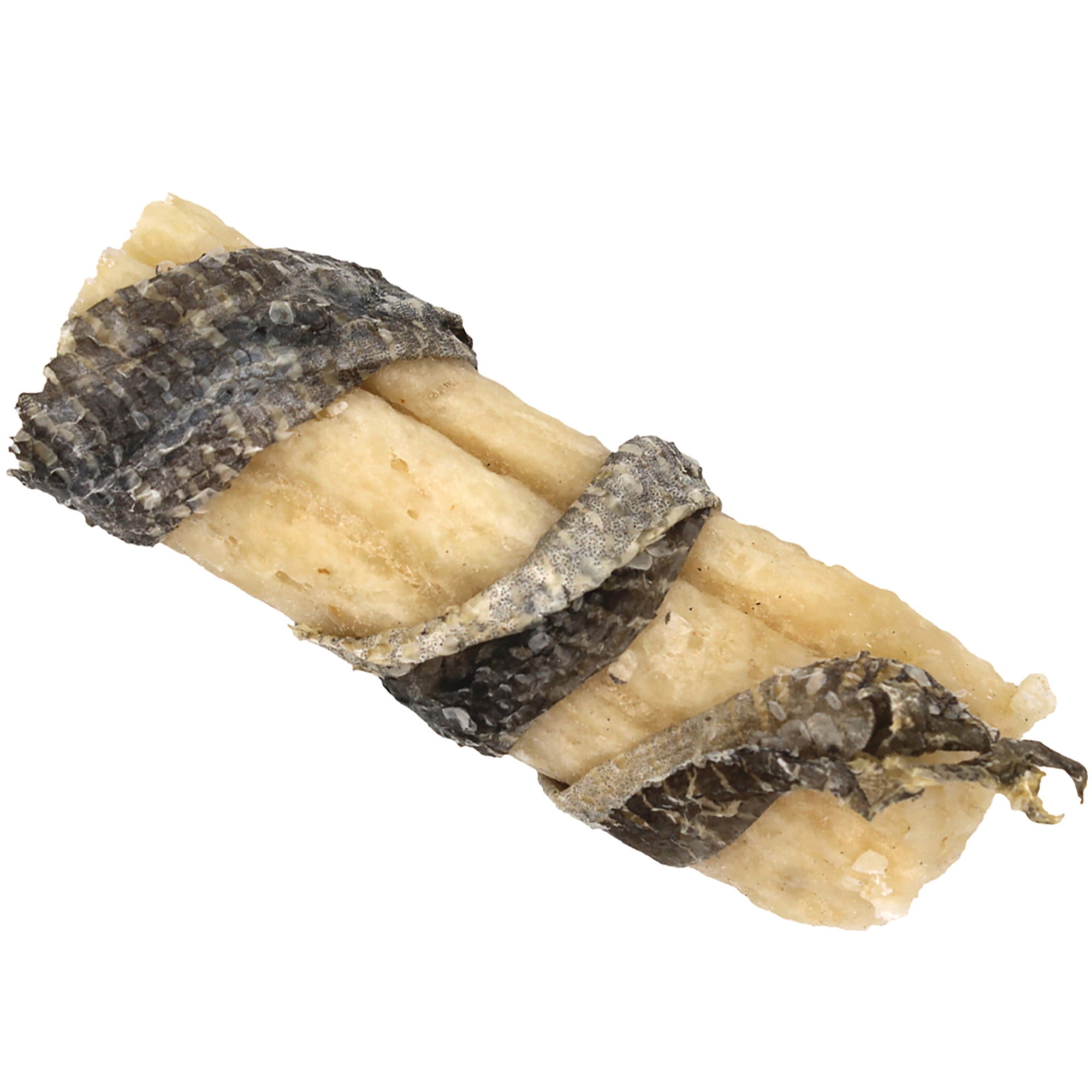 Icelandic+ Collagen Dental Chew: Beef & Cod Skin - 12 Pack - 4" Dog Treat Stick, Hand-Wrapped Fish, 2 Ingredient Pet Snack, Dental Rawhide Alternative