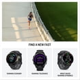 thumbnail image 3 of Garmin Forerunner 970, Premium GPS Running and Triathlon Smartwatch, AMOLED Display, Built-In LED Flashlight, Carbon Gray DLC Titanium with Black Case and Black/Translucent Whitestone Band, 3 of 7