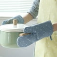thumbnail image 5 of Cheer.US Silicone Oven Mitts and Pot Holders, Heavy Duty Cooking Gloves, Kitchen Counter Safe Trivet Mats, Advanced Heat Resistance, Slip-Resistant Textured Grip, 5 of 7