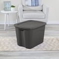 thumbnail image 4 of 18-Gallon Plastic Storage Bins with Snap-on Lids – 8-Pack, Home Organization Essential, 4 of 14