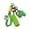 Green, variant on Braided Rope Keychain Dumbbell Weights Bag Pendant Charm Fashion Backpack Accessories for Handbag,Purse Decorations