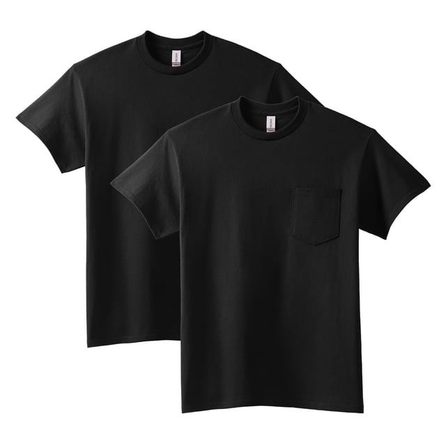 Camiseta Gildan G2300 Pack de 2 Negro Talla XL