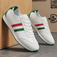 thumbnail image 7 of Men's Lace-Up Striped Low Top Retro Casual Sneakers, 7 of 7