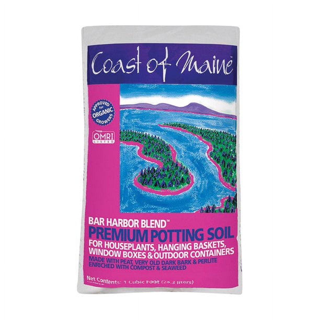 Coast of Maine (#BH1) Bar Harbor Blend, Organic Potting Soil, 1 cu ft