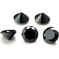 thumbnail image 3 of Black Loose Moissanite Stones VVS1/FL Clarity Lab Diamonds Round Cut Gemstones for Jewelry Making 1.0ct-3.0ct with Certificate, 3 of 6