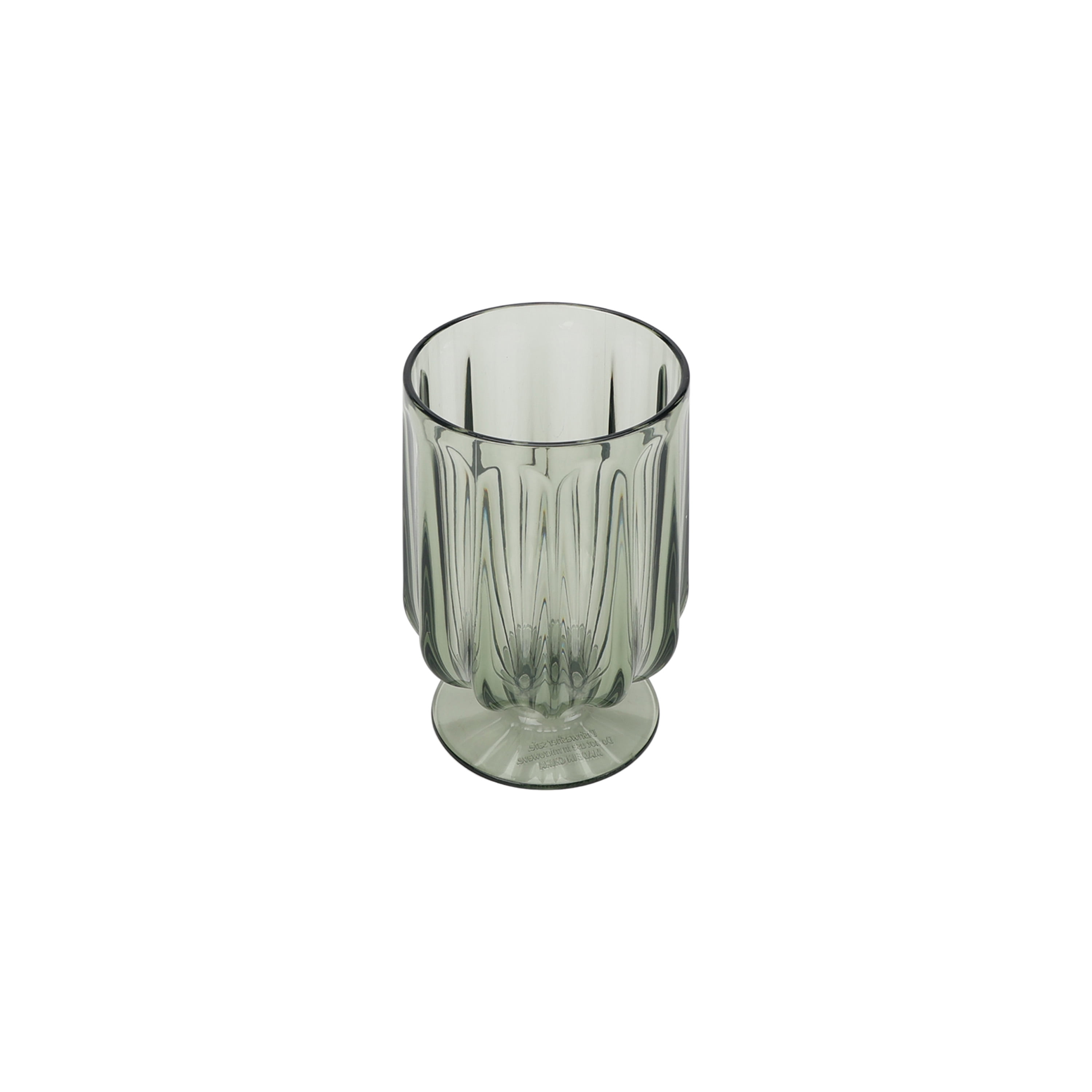 Better Homes & Gardens 4-Piece 15-Ounce Tritan Plastic Wine Goblet Set, Green