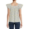 thumbnail image 4 of The Get Women's Pleated Ruffle Top, 4 of 6