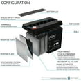 thumbnail image 3 of 12V 55AH Internal Thread Battery for Quantum QG Edge 2.0 NF55, 3 of 12