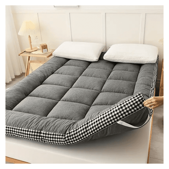 Twin Mattress Checkered 3D Edge Design | Twin Size Mattress for Kids/Teens | Firm Support Memory Foam Mattress | Breathable Cooling Mattress | Comfortable Sleep