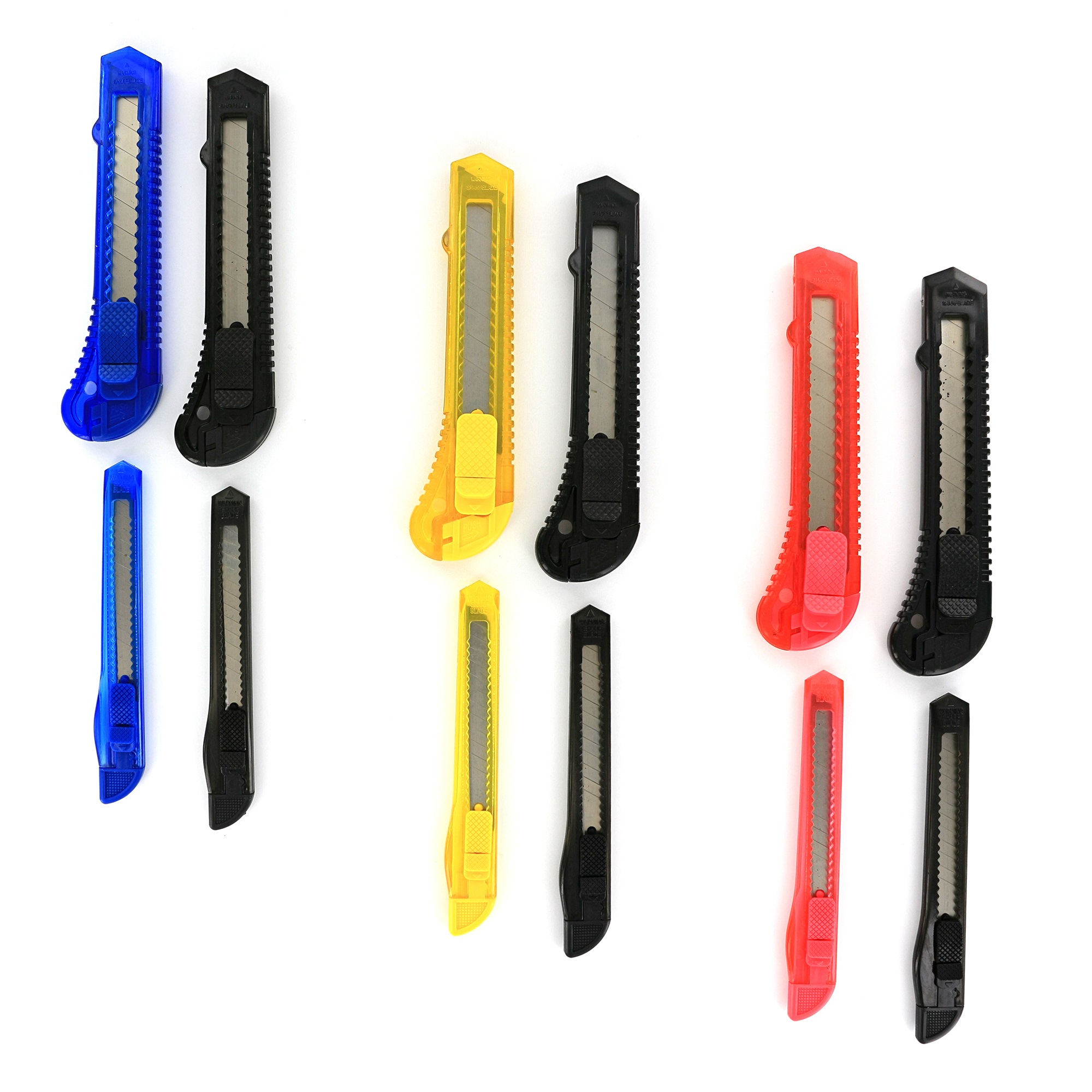 Emraw Jumbo & Mini Multipurpose Cutter with Comfortable Grip Easy Replacement Steel Blade