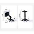 thumbnail image 3 of 4 Pack 360° Rotating Hooks, Black Nail-Free Rotating Rack, Kitchen Shelf, Wall Mount Kitchen Utensil Holder, 3 of 7