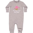 thumbnail image 2 of Inktastic 1st Birthday Cupcake Girls Cute Baby Fleece Romper, 2 of 4