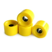 4Pcs 78A Skateboards Wheels with Bearings Soft Cruiser Wheels Replacement Longboards Wheels Skateboards Accessorys