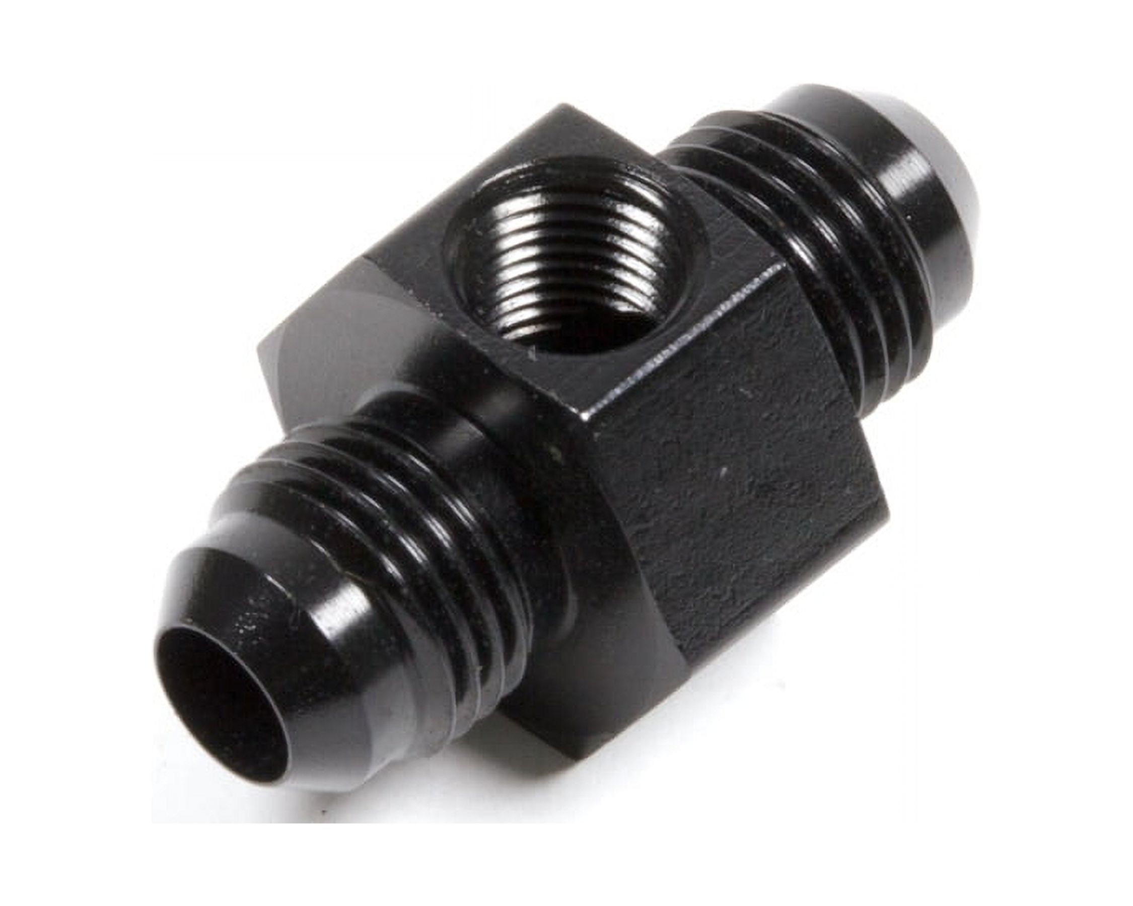 AEROQUIP #6 Fuel Pressure Adapter Black P/N - FCM5183