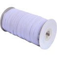 thumbnail image 2 of Banda elástica plana de 50 yardas de longitud para coser cordón elástico elástico para proyectos de bricolaje, artes y manualidades (blanco, 1/2 pulgada de ancho), 2 of 4