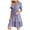 Purple, variant on Summer Dresses Women Casual Fashion Solid Color Button V Neck Short Sleeve Shirt Dress Maternity Dress Formal Thigh High Sweater Older Women Casual Dresses Swing for Juniors Womens Midi for Purple L