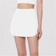 thumbnail image 4 of Pantalones de Cintura Elástica de las Mujeres Color Sólido Falda de Tenis Diseño de Cintura Alta, Pantalones Falsos de Falda Deportiva de Dos Piezas, 4 of 6