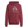 thumbnail image 3 of Sudadera adidas Essentials Hombre Bordo Hoodie rojo M, 3 of 5