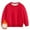 Red-04, variant on Sentuca Kids Boys Sweatshirts Long Sleeve Crew Neck Pullover Sweatshirt Warm Fleece Sweater for Girls Clothes