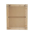 thumbnail image 5 of Rustic Whitewashed Wood Framed Wall Mirror With Inlaid Rope, 5 of 7