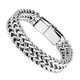 thumbnail image 1 of Pulsera magnética de acero de titanio, pulsera con imanes de doble fila, joyería de moda plateada, regalo para hombres de 21cm/8,27 pulgadas, 1 of 10