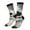3 Black, variant on Smiling Polar Bear Pattern Sport Socks for Women and Men Crew Socks Sporty Calf Socks Casual Socks
