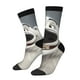 thumbnail image 1 of Balery Smiling Polar Bear Calcetas Largas con Estampado para Hombre y Mujer – Suaves y Transpirables, Talla Única (US 5-11), 1 of 6