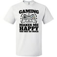 thumbnail image 3 of Inktastic Gaming Makes Me Happy T-Shirt, 3 of 5
