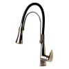 thumbnail image 6 of Brushed Nickel Kitchen Faucet with Black Rubber Stem, 6 of 12