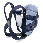 Infantino GoGoRider Baby Carrier, Navy/Baby Blue Gingham