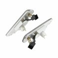 thumbnail image 5 of 2X White Car Front Bumper Light Side Marker Turn Signal Light Lamp for VW, 5 of 13