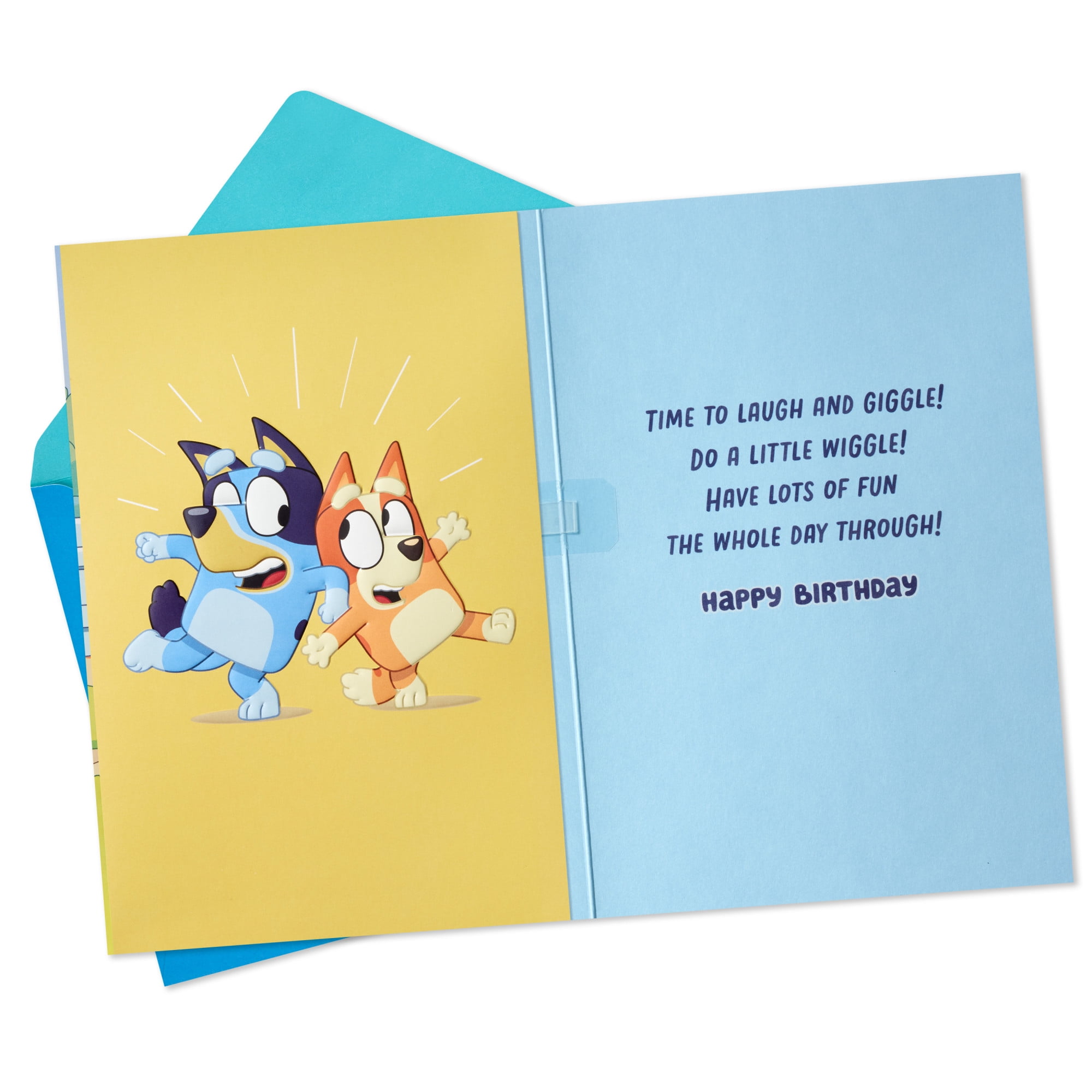 Hallmark Bluey Musical Birthday Card for Kids (It's Your Day)