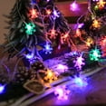 thumbnail image 4 of Skksst Window Curtain Snowflake LED String Light Home Bedroom Christmas Tree Xmas Party Fairy Lights 1.5-6M, 4 of 7