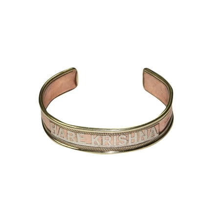 Mogul Interior Copper Bracelet Healing Hare Krishna Mogul Copper Bracelet Healing Hare Krishna Grounding Magnetic Wrist
