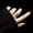 Steel Color Double Ball, variant on Open Mouth Geometric Titanium Steel Ring With Double Ball And Split Three Ball Design For Fashion Jewelry Chic