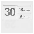 thumbnail image 1 of SHOWERORO Calendrier de Table Blanc Perpétuel 17.0X17.0X0.4In, 1 of 8