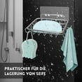 thumbnail image 3 of Harpily Organizer Rack Soap Kitchen Case Sponge Storage Bathroom Dishes Holder Soap With Hook Soap In Bathroom Products, 3 of 4