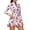 Cherries Pink, variant on Halloween Ghost Pumpkin Stars Print Golf Dress for Women Long Sleeve, 1/4 Zip Tennis Athletic Dresses with Built-in Shorts and Pockets, UPF 50+ 2 Piece Golf Outfits, Small