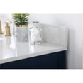 thumbnail image 4 of 48 inch single bathroom vanity in blue with backsplash, 4 of 8