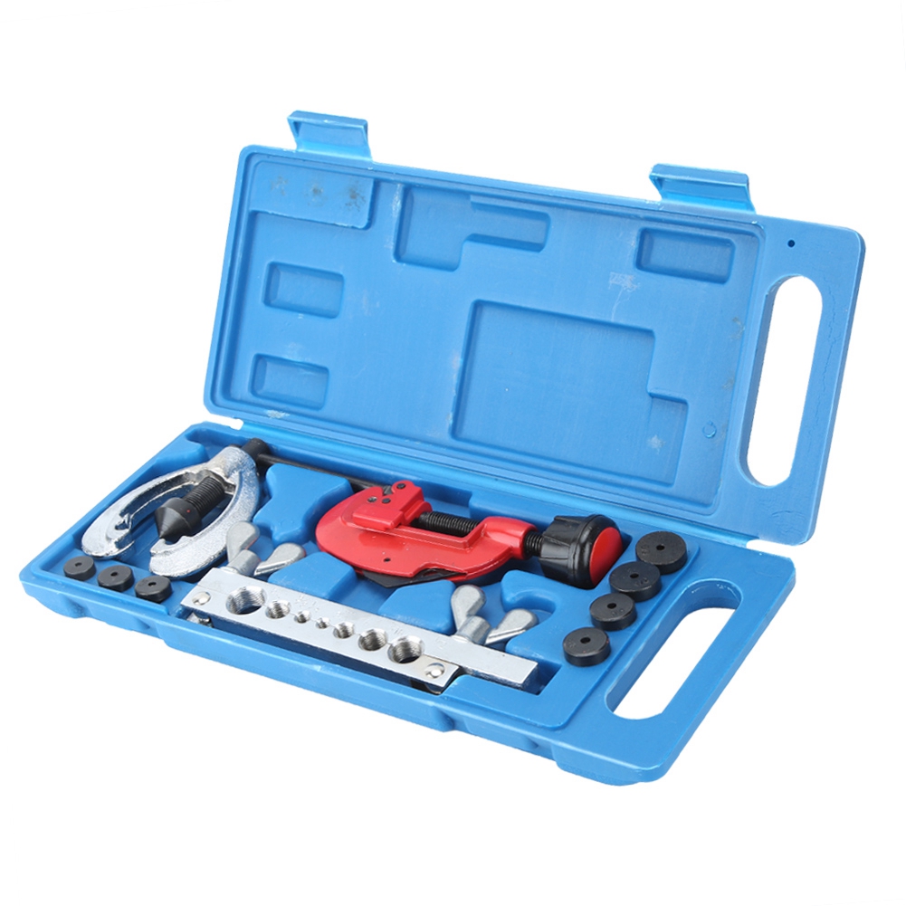 LYUMO Double Brake Line Flaring Tool With Tubing Cutter Car Repair Set