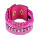 thumbnail image 1 of Accesorio de joyería de brazalete de pulsera de cuentas de terciopelo coreano de moda para hombres (rojo rosa), 1 of 2