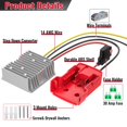 thumbnail image 2 of Convertidor reductor Azocek de 18 V a 12 V para Mil-Waukee de 18 V, 2 of 7